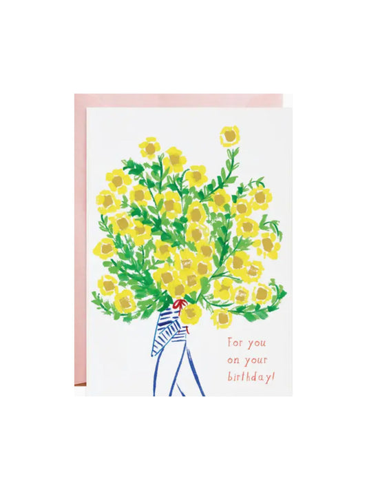 The Biggest Bouquet For Your Birthday Card