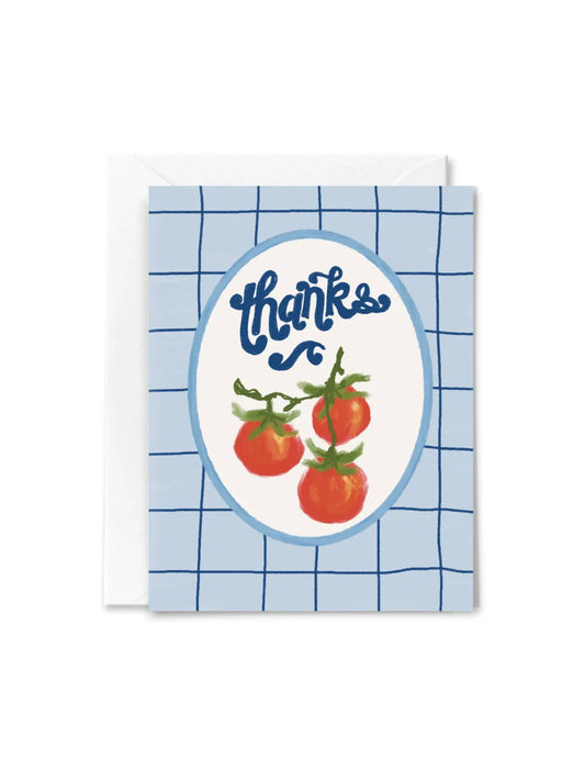 Tomato Thanks Card
