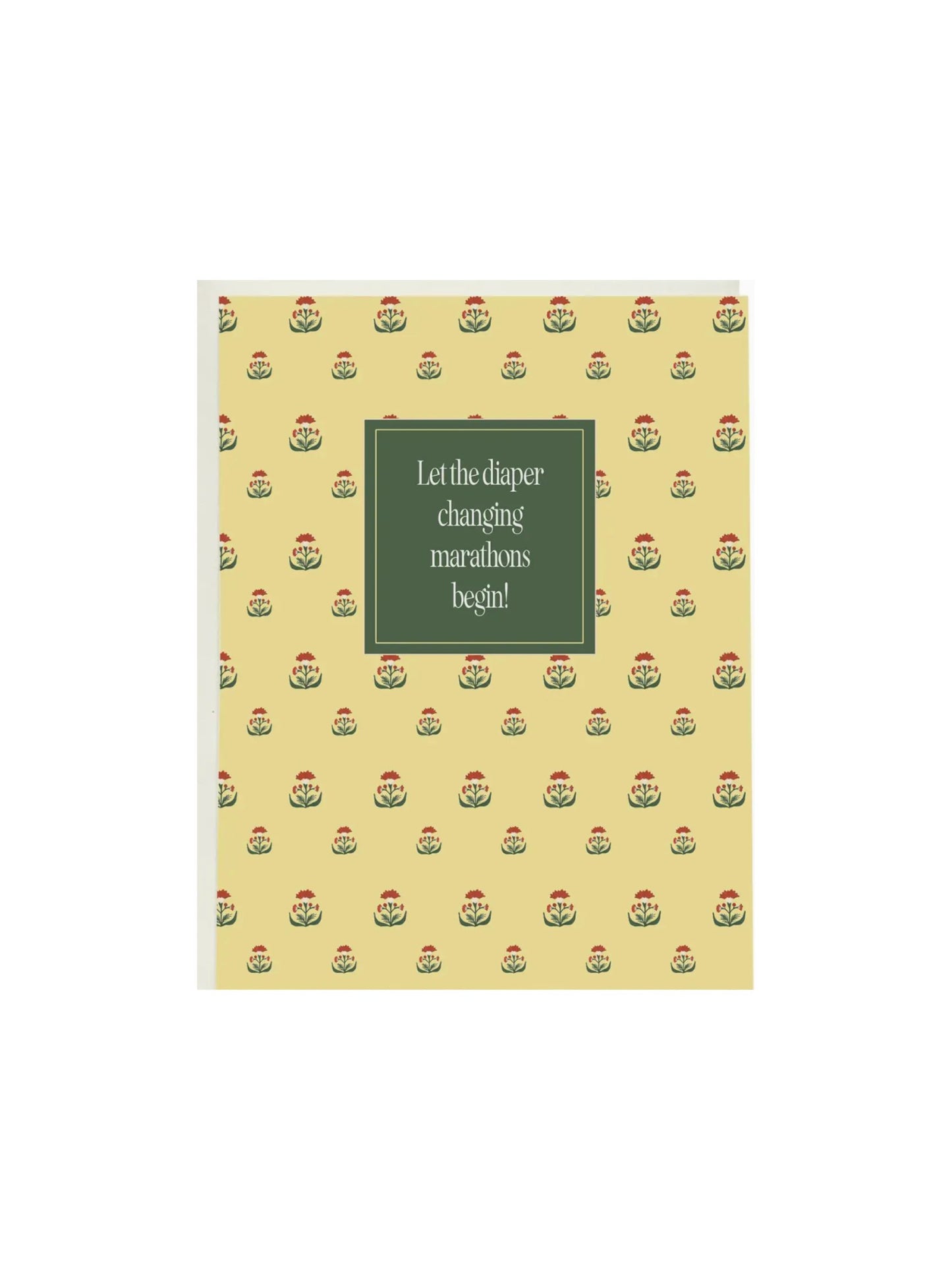 Emile Baby Greeting Card