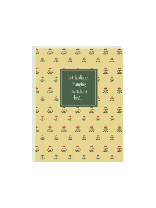 Emile Baby Greeting Card