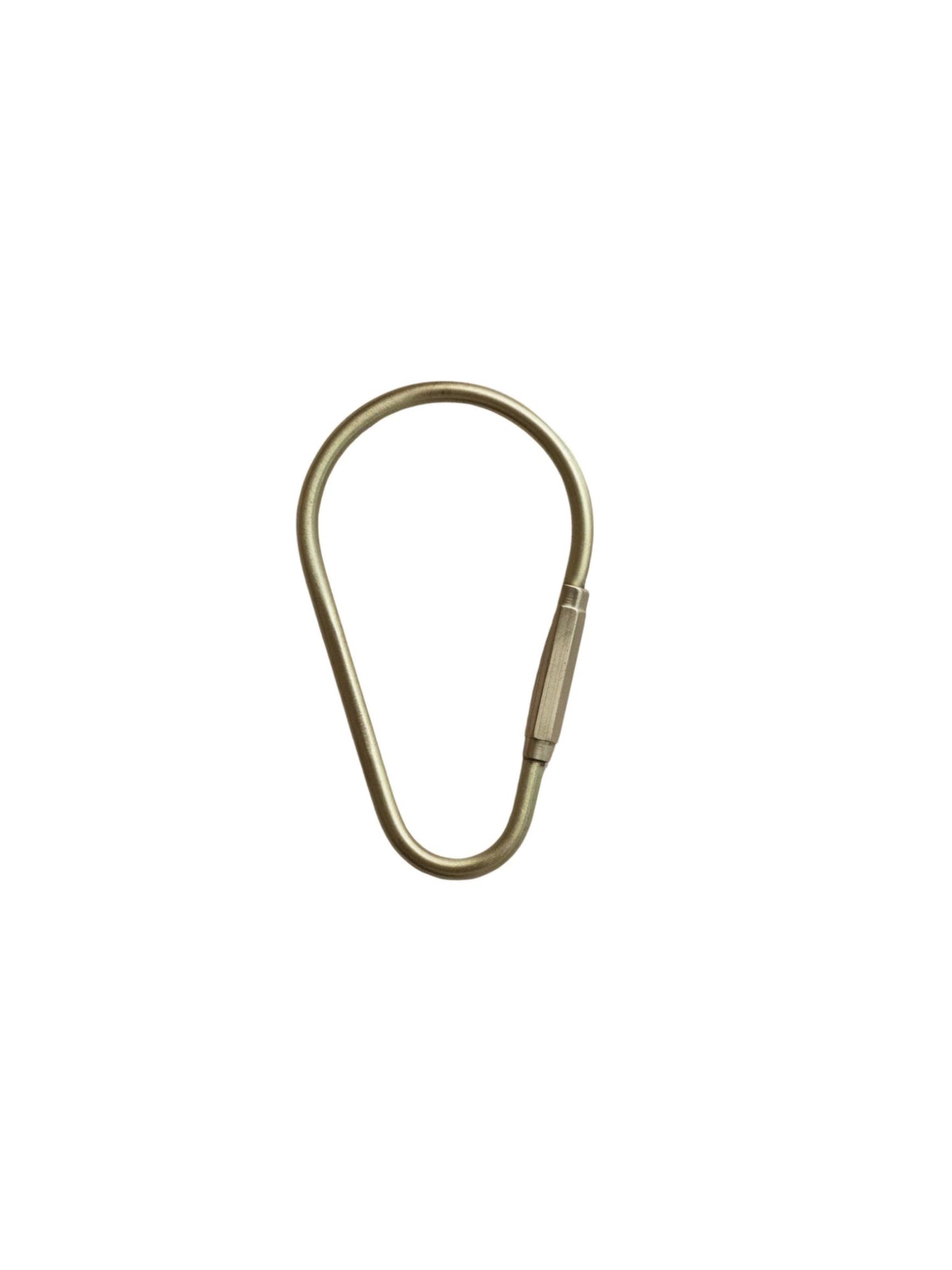 Brass Carabiner Key Ring