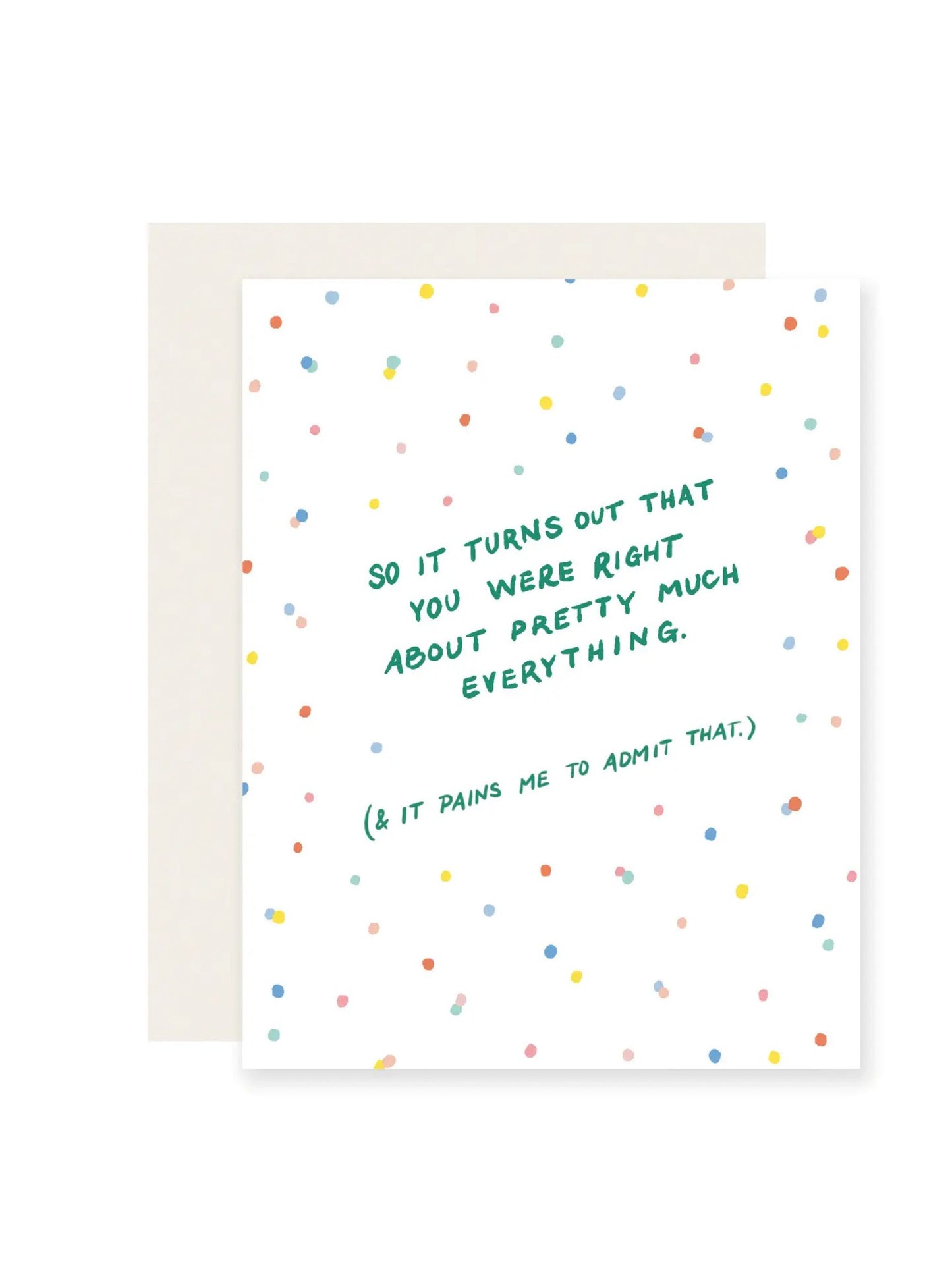 So It Turns Out Card