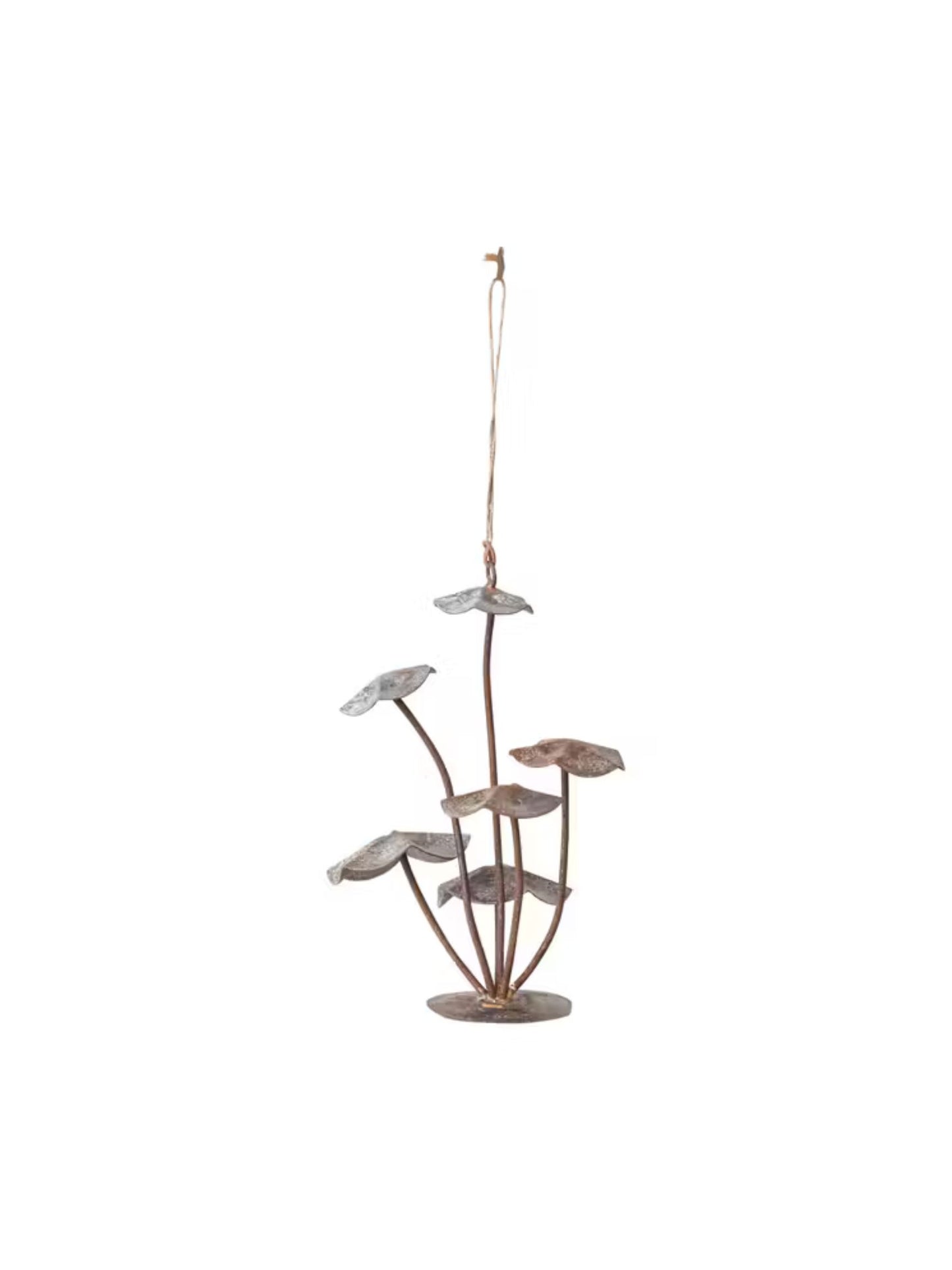 Metal Mushroom Ornament