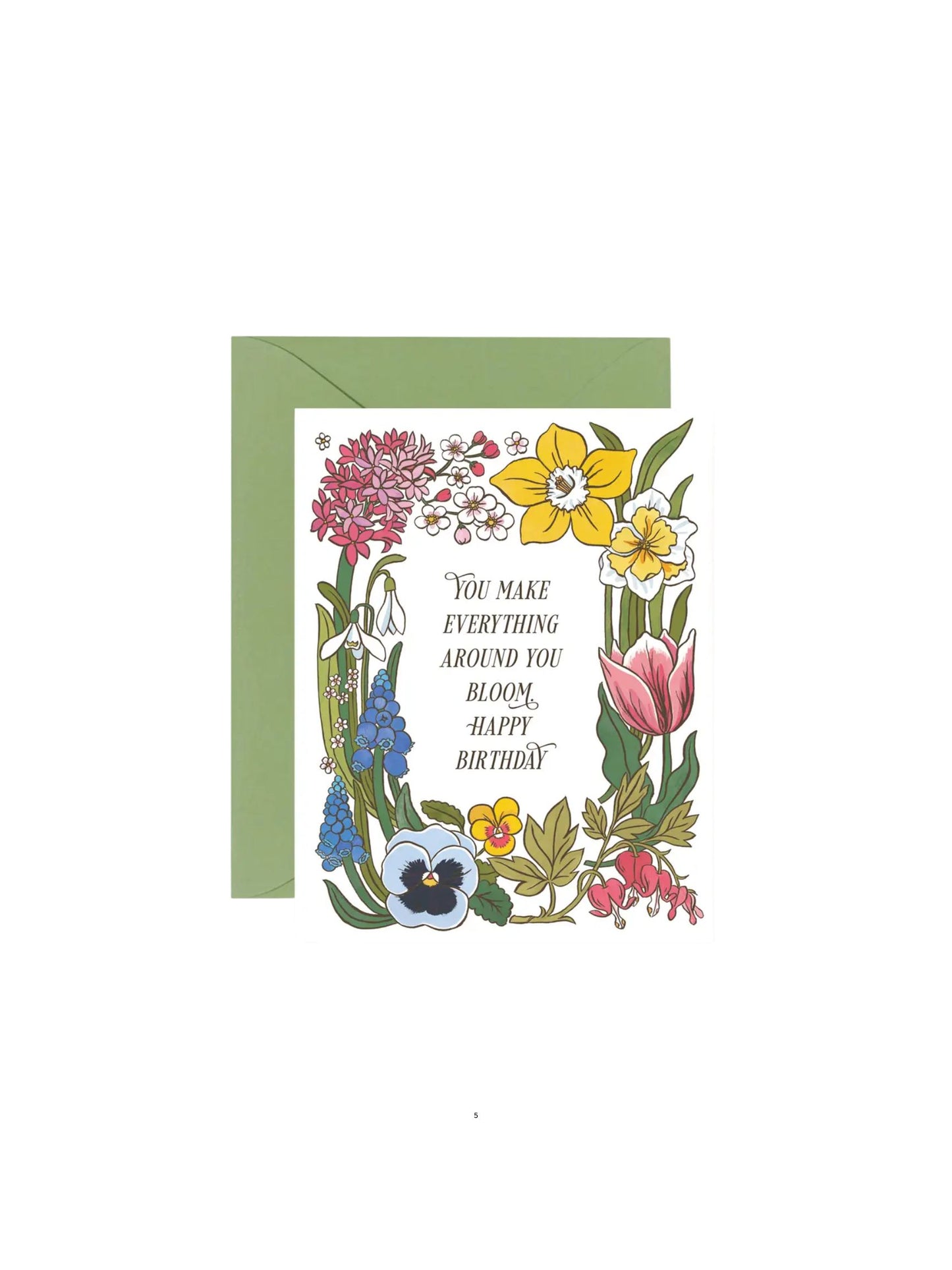 Bloom Birthday Card