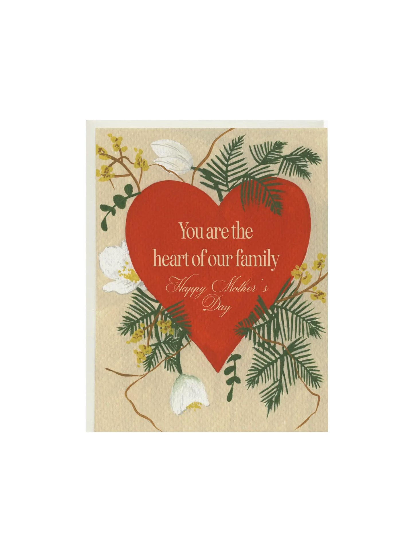 Heart of Family Mother's Day Greeting Card