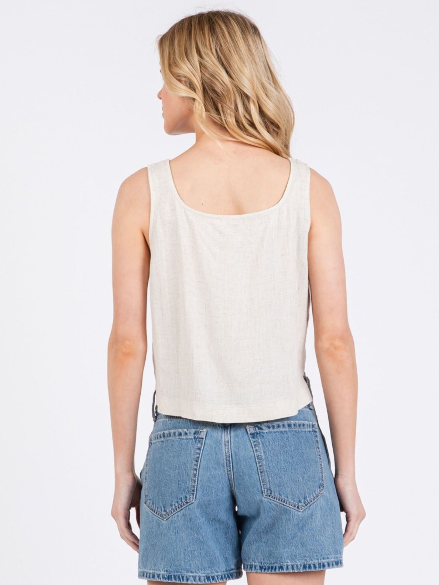 Square Neck Panel Top