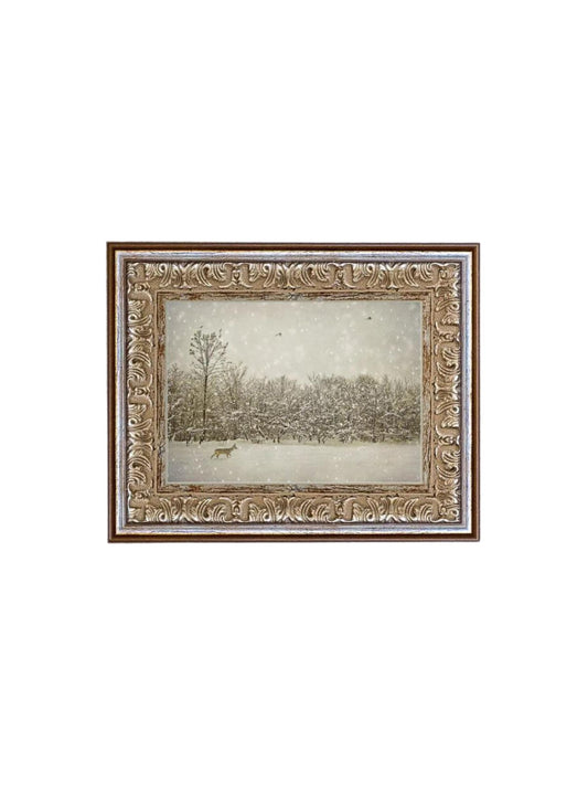 Winter Fawn Framed Picture