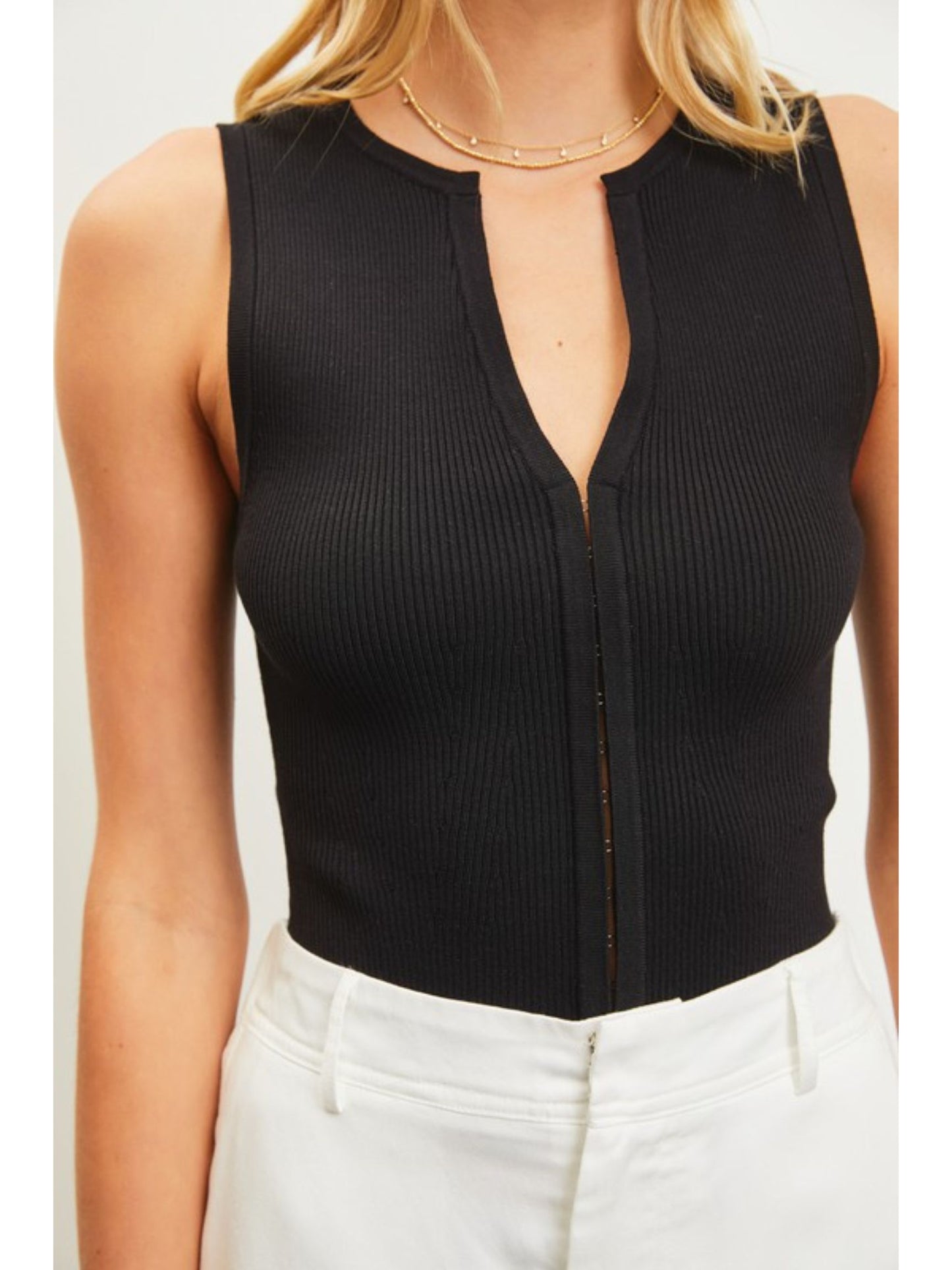 Knitted Sleeveless Tank