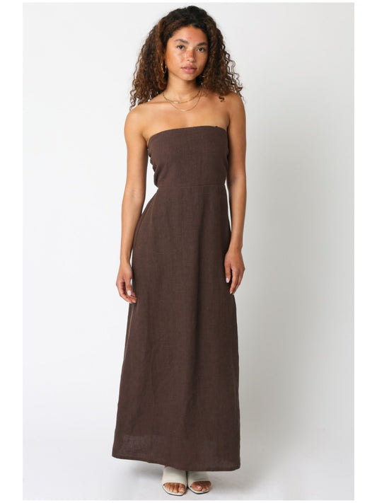Italian Linen Maxi Dress