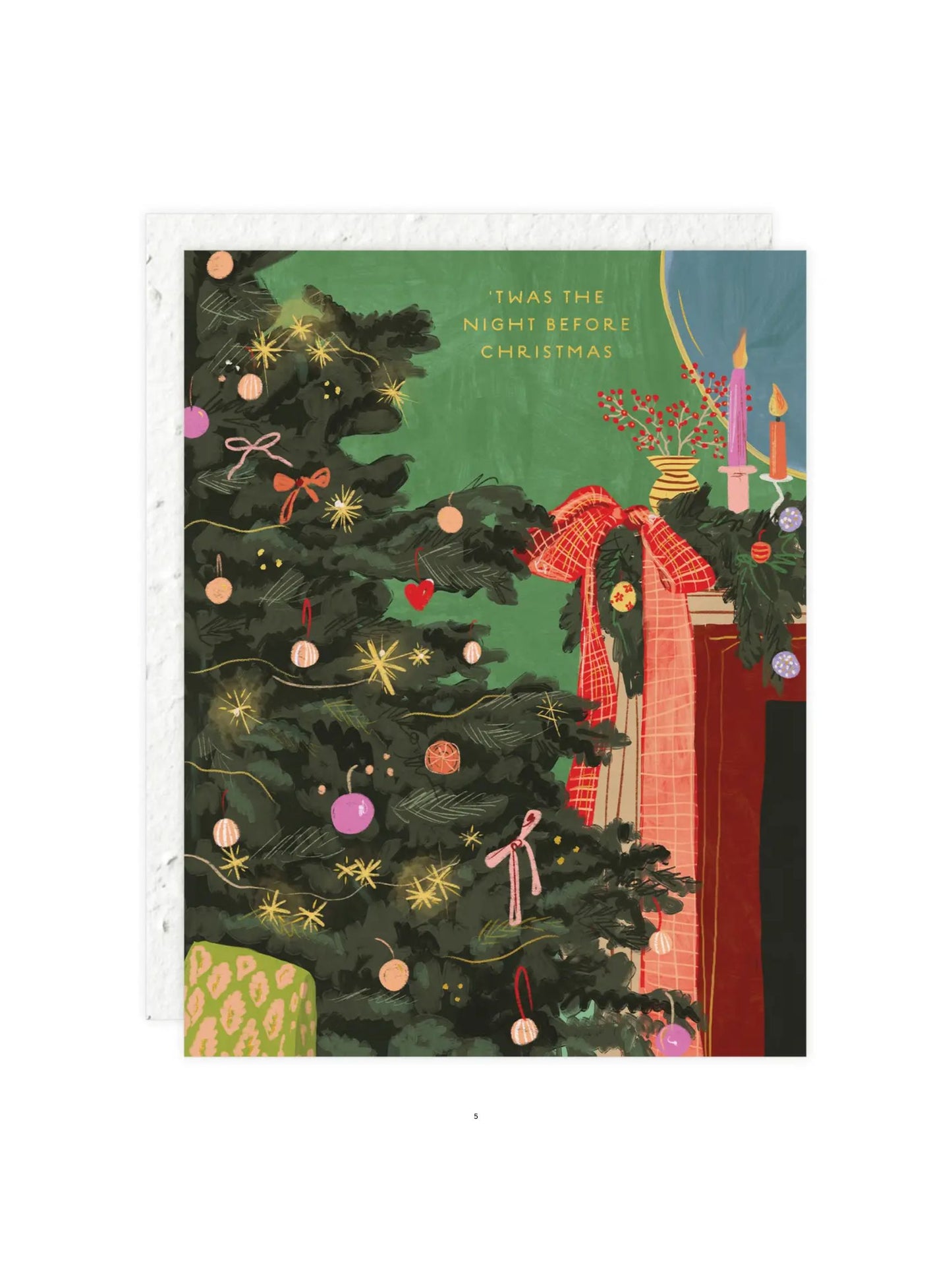 Cozy Christmas Holiday Card