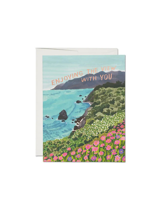 Enjoying The View Love Greeting Card