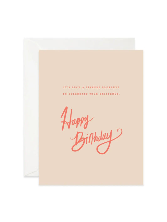 Sincere Birthday Card