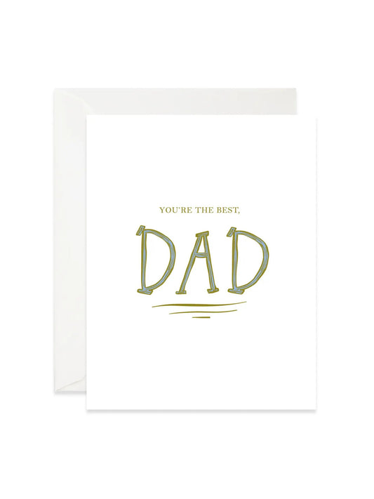 You're the Best Dad Card