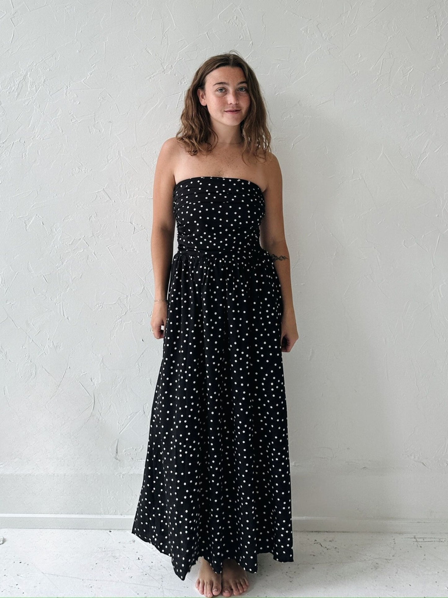 Eloise Polka Dot Maxi Dress