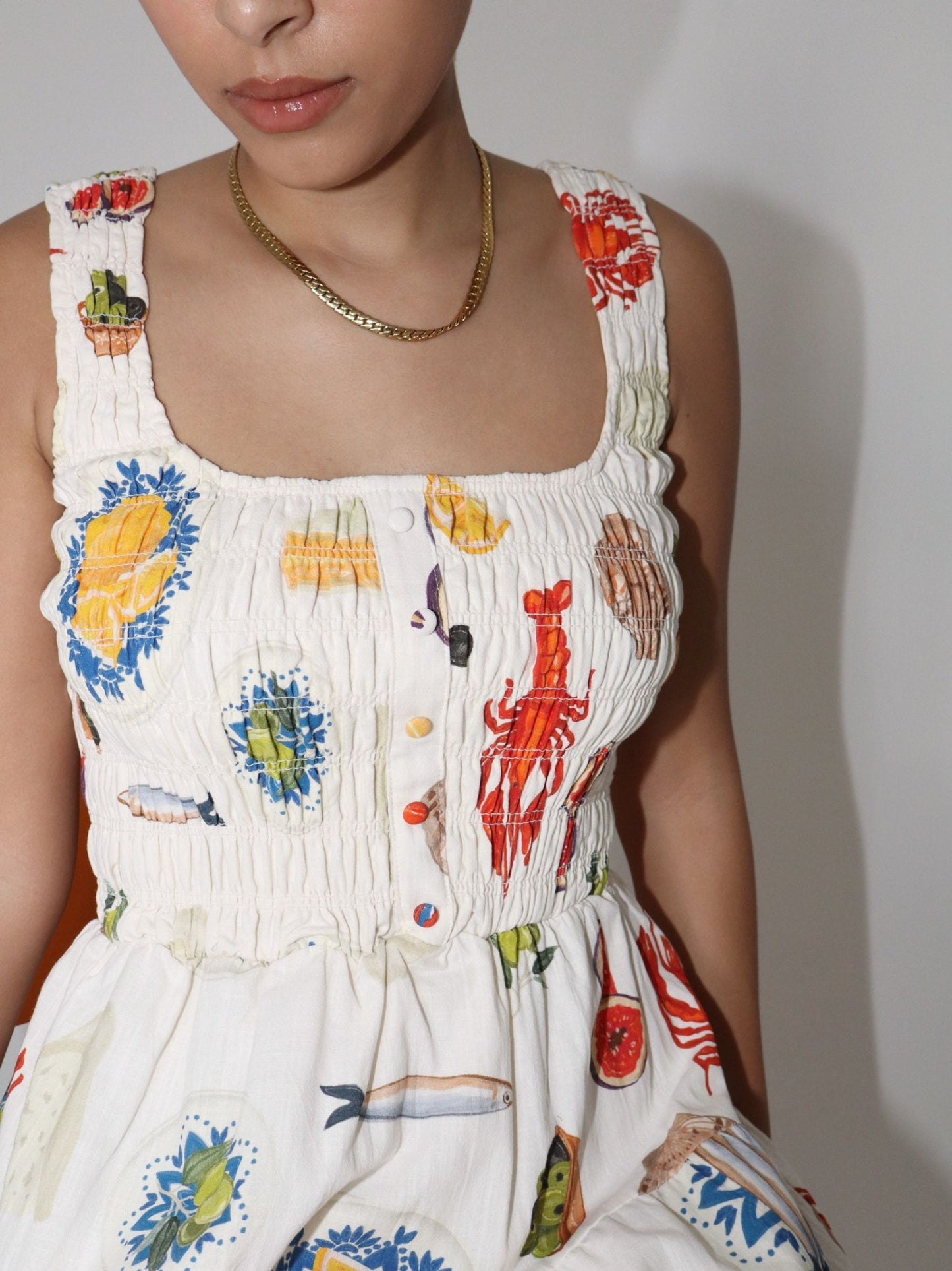 Bon Appetit Smocked Dress