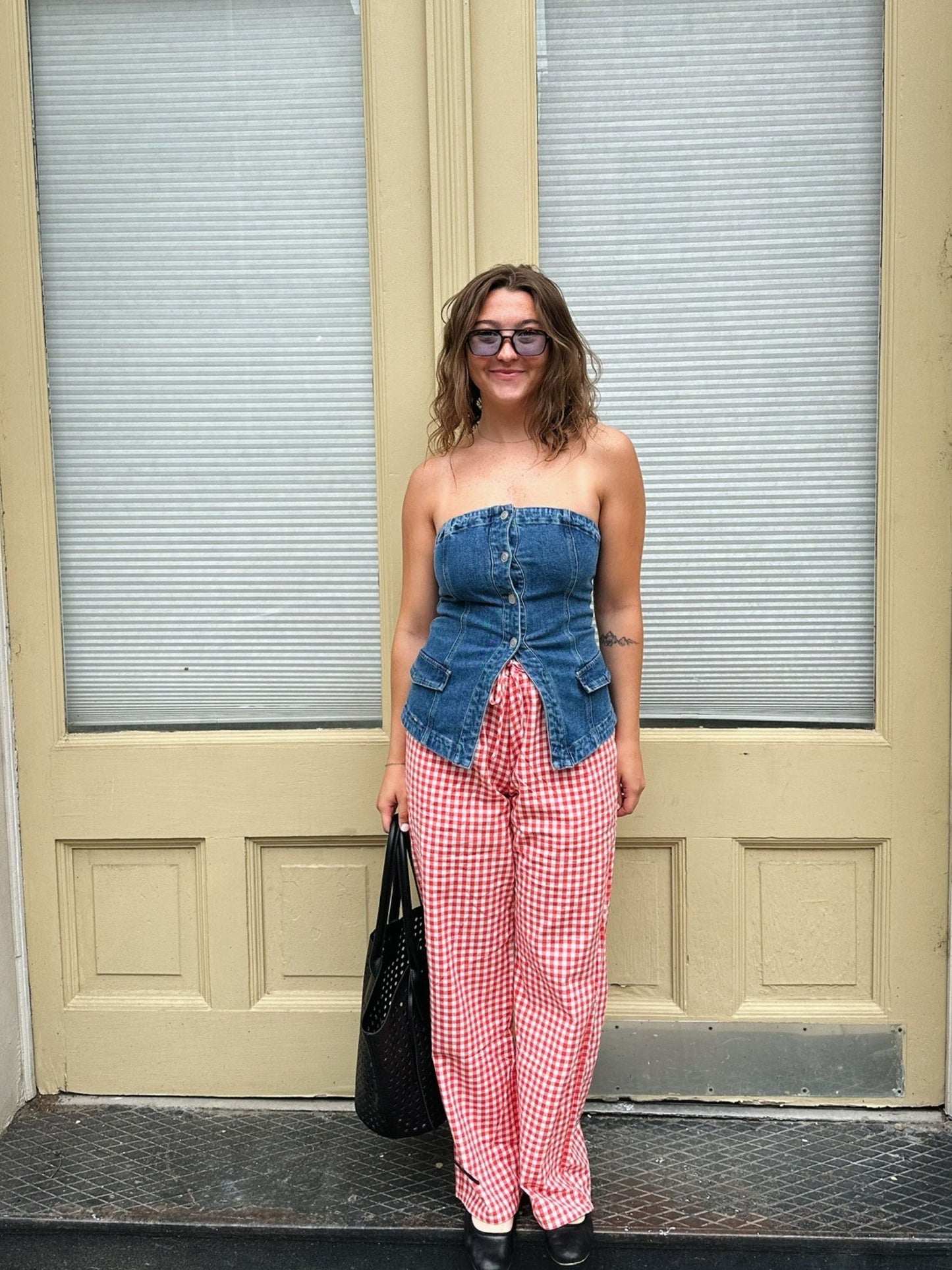 Denim Tube Top