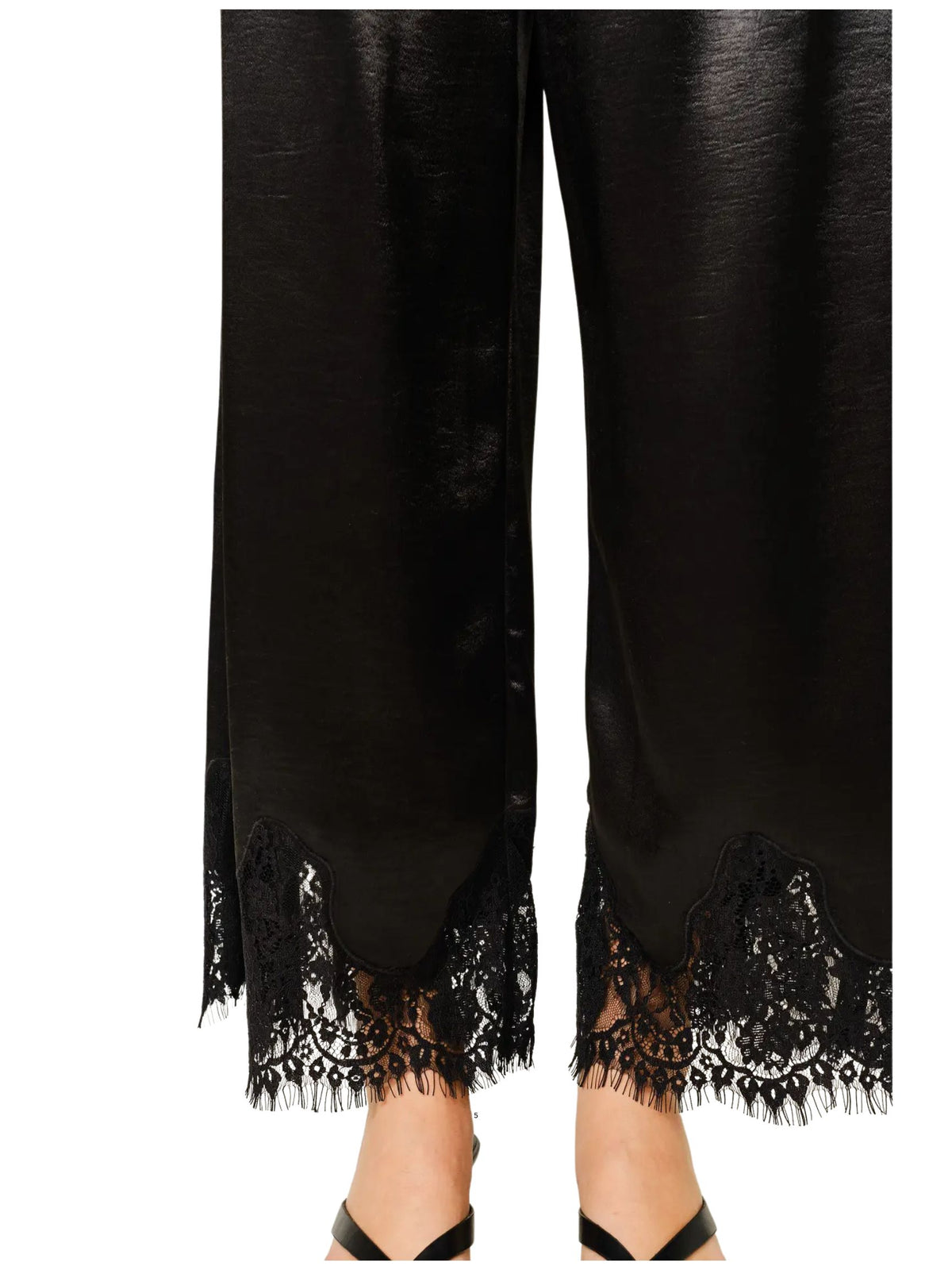 Satin Lace Long Pants