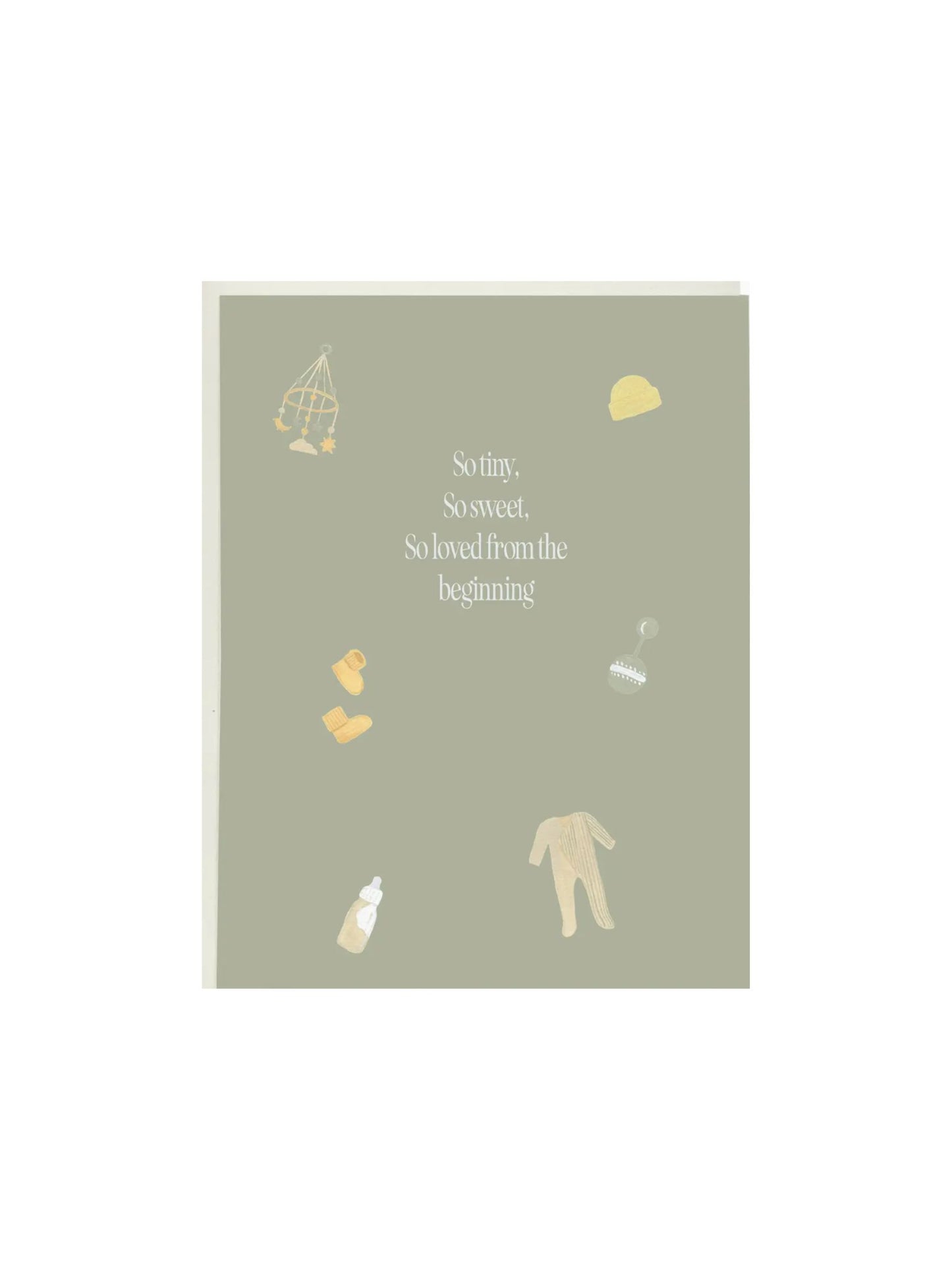 So Loved Baby Greeting Card