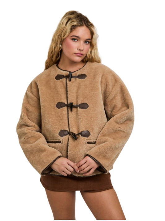 Janie Round Neck Coat