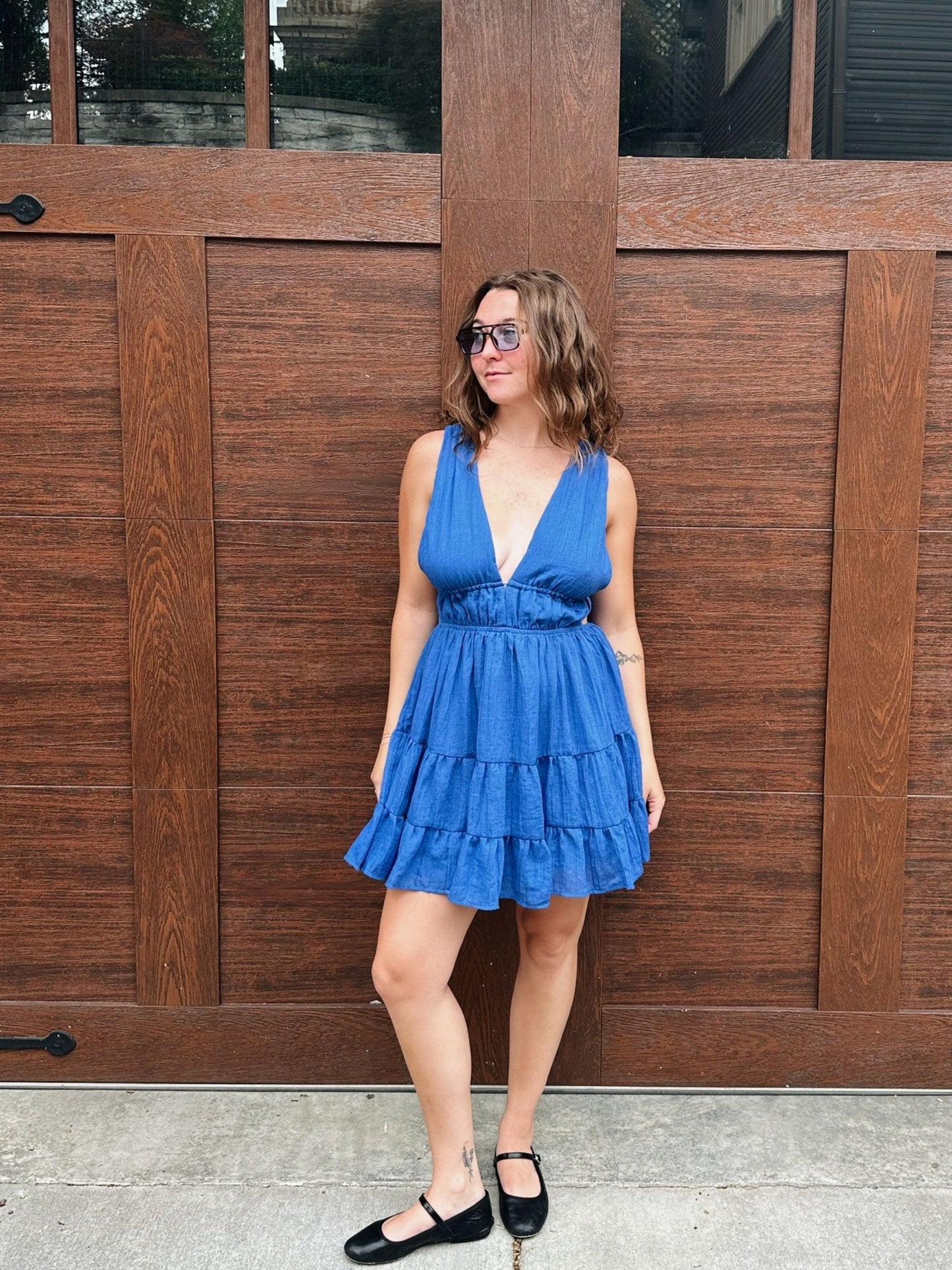 University Blue Dress