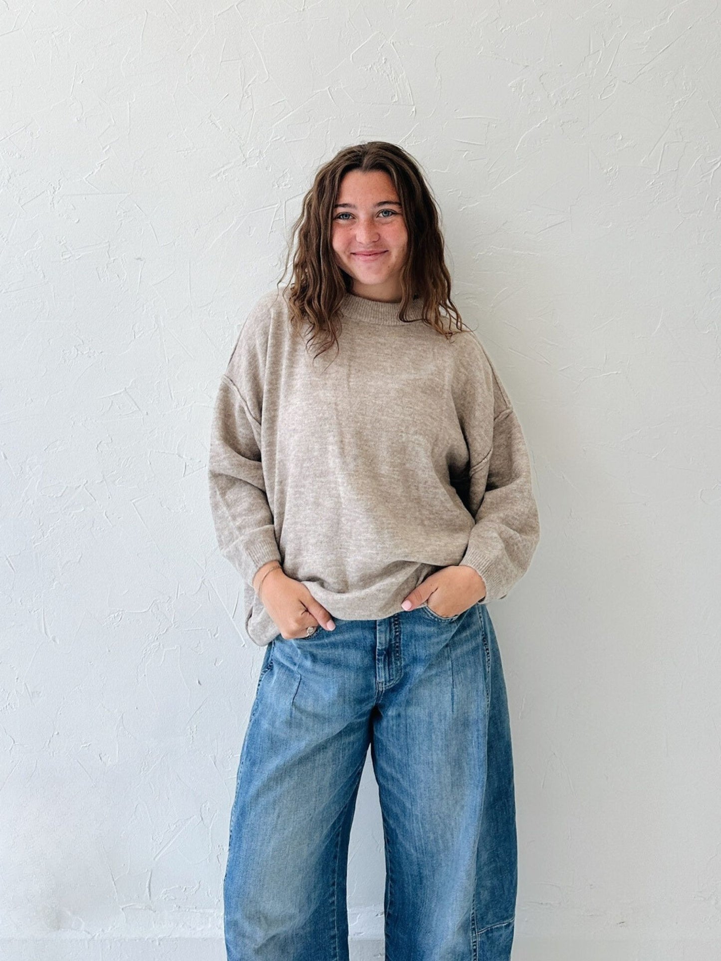 Oversized Melange Sweater