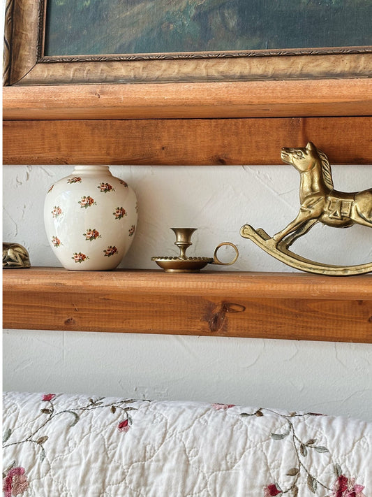 Vintage Brass Mini Candlestick Holder