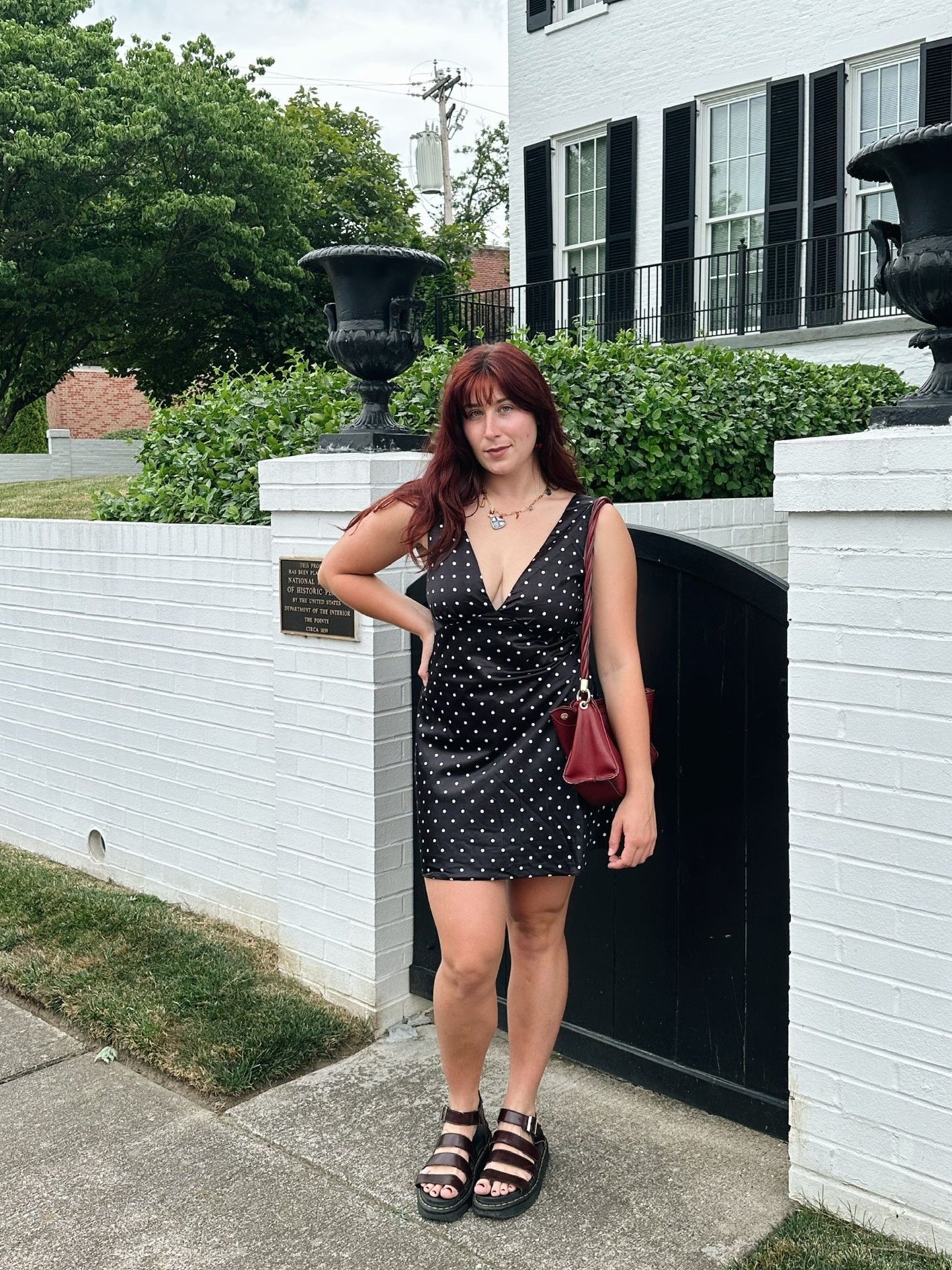 Polka Dot Mini Dress