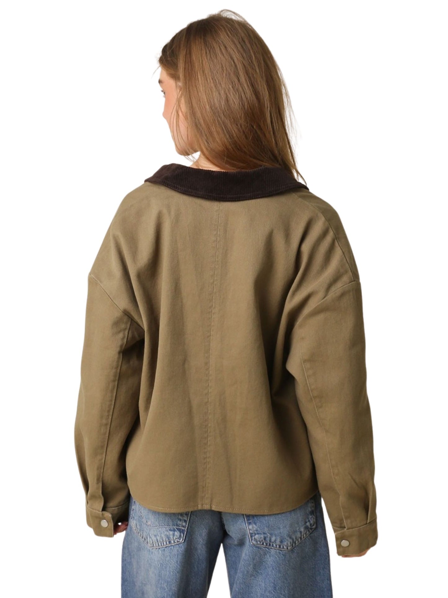 Kathy Contrast Collar Jacket