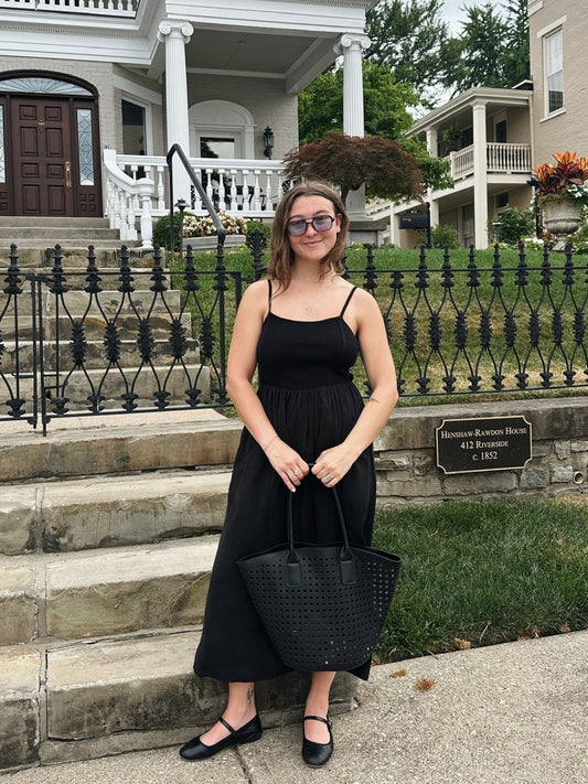Elena Knit and Woven Dress