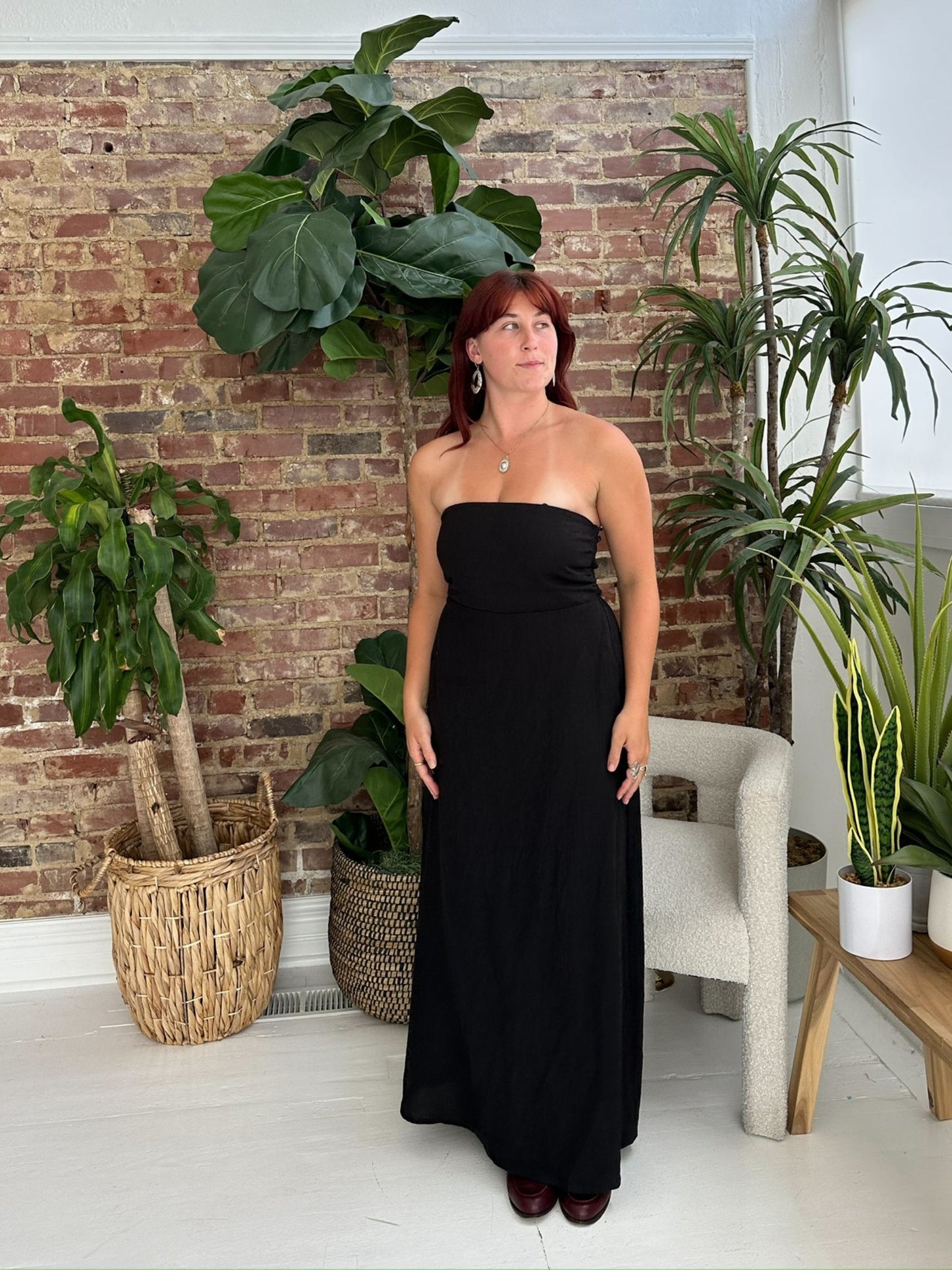 Italian Linen Maxi Dress