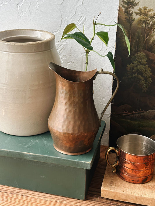 Vintage Copper Pitcher