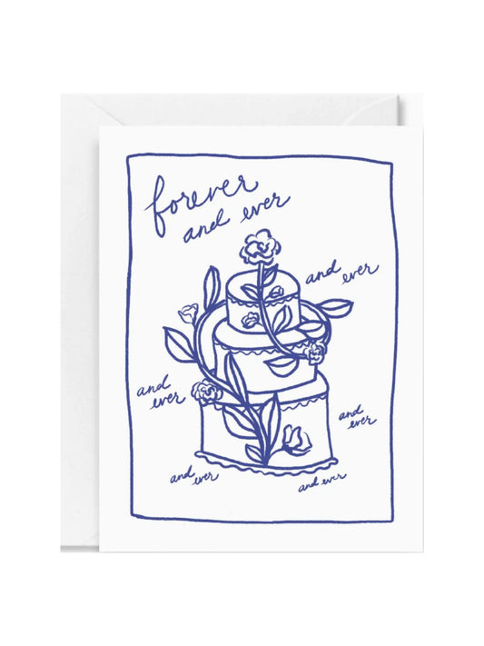 Forever and Ever Cake Card