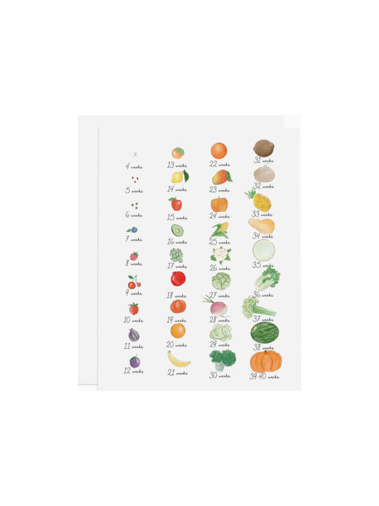 Baby Weekly Growth Greeting Card