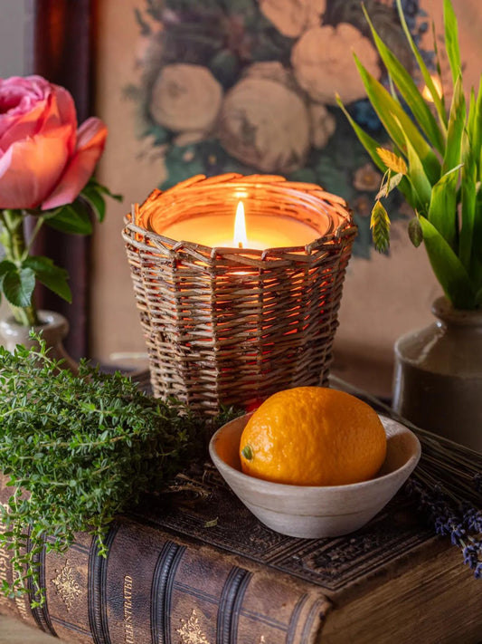 English Rose & Thyme Candle