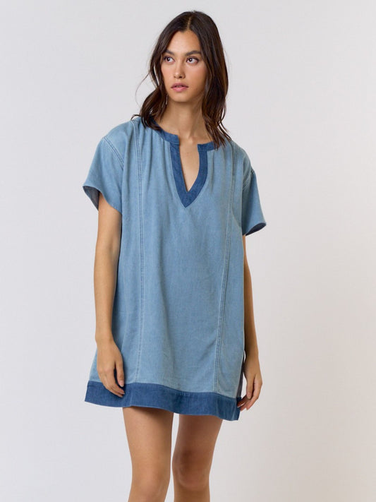 Stagecoach Denim Mini Dress