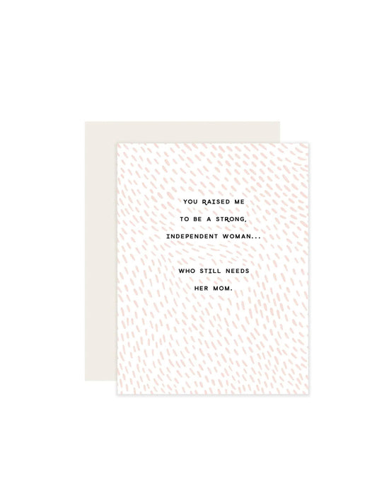 Independent Woman Card