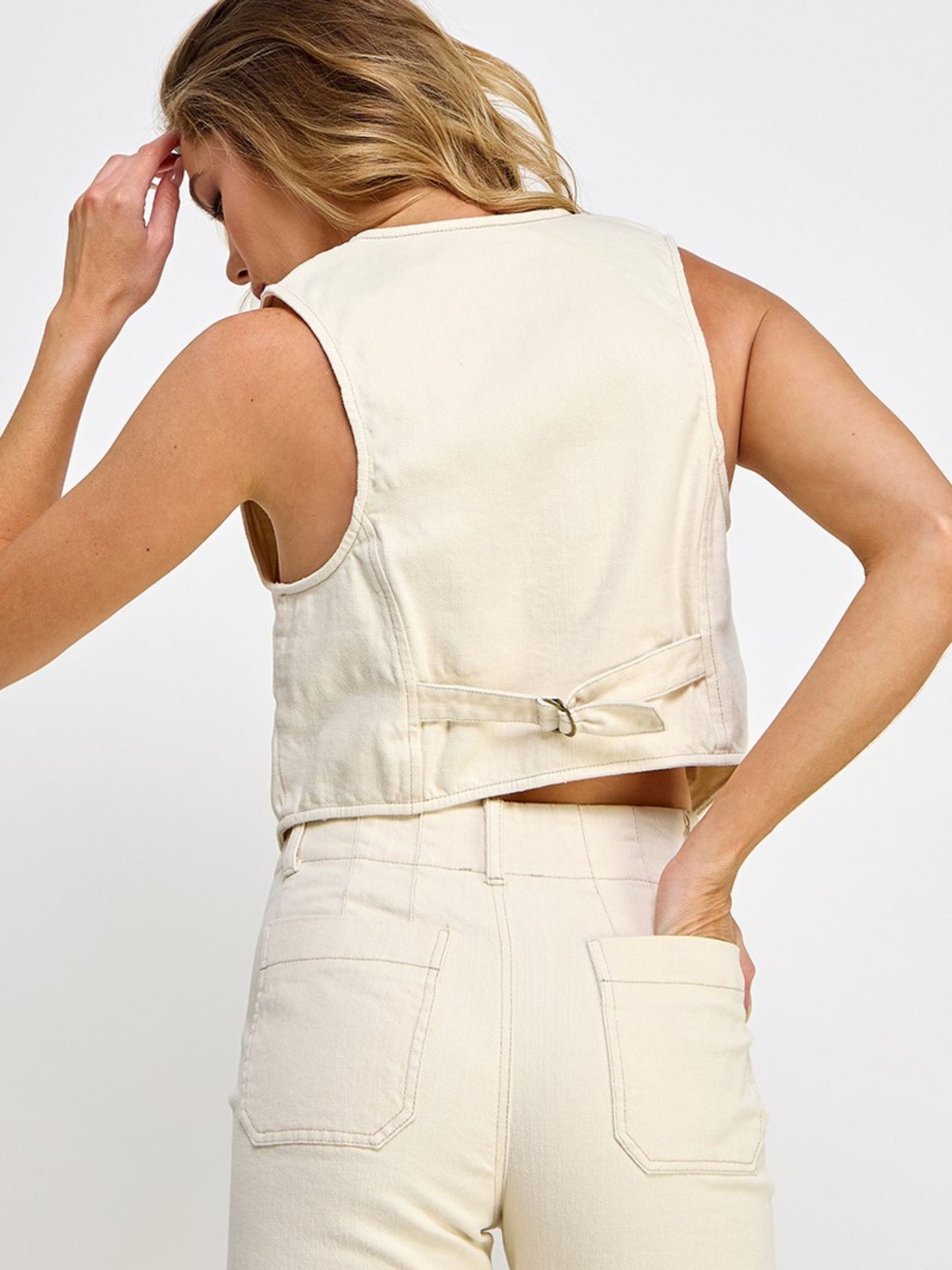 Adrianna Twill Vest