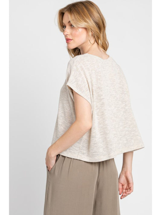Round Neck Boxy Tee