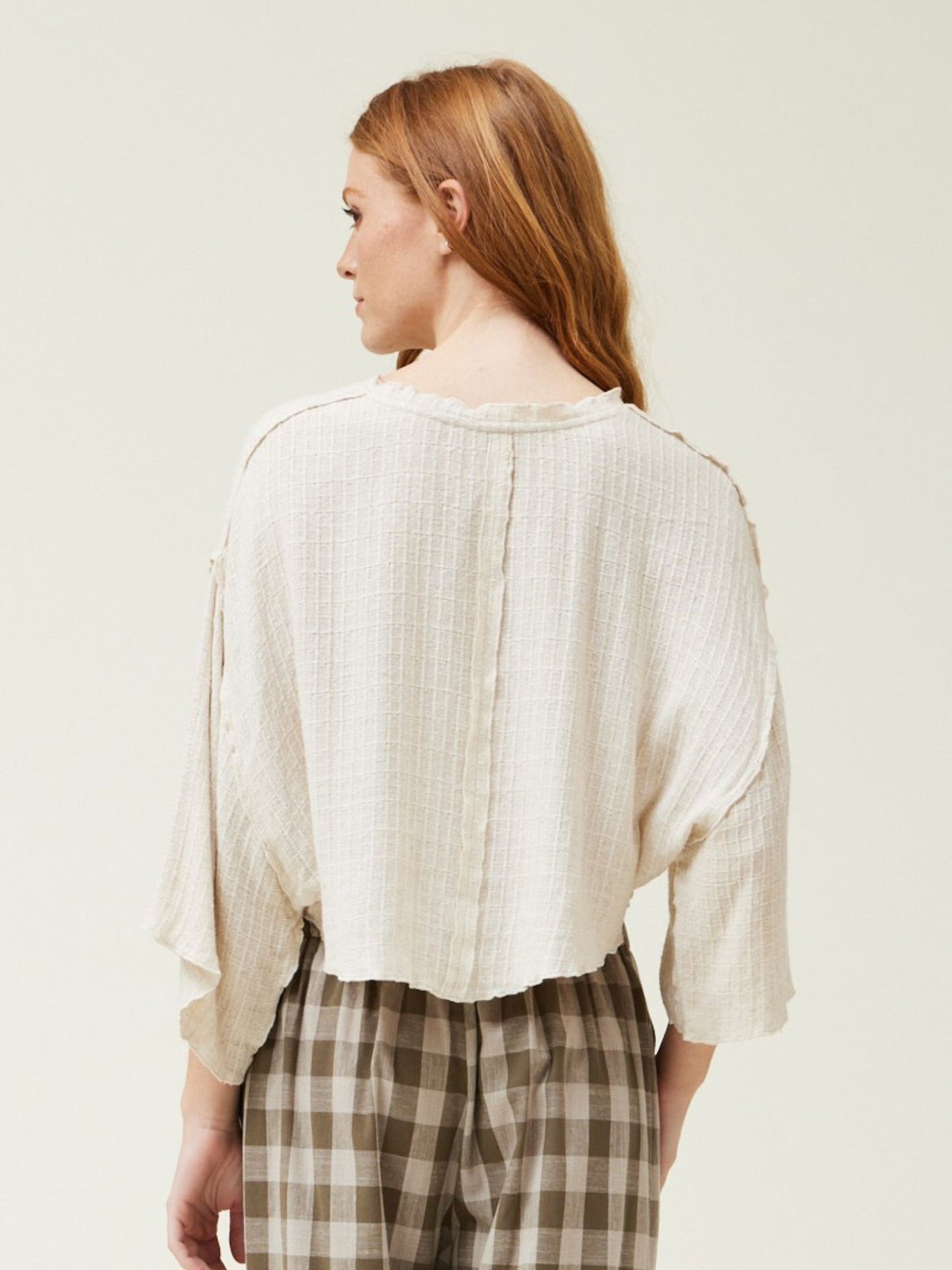 Ecru Loose Top