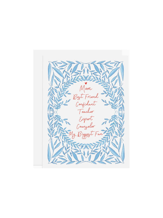 Indigo Mom Greeting Card