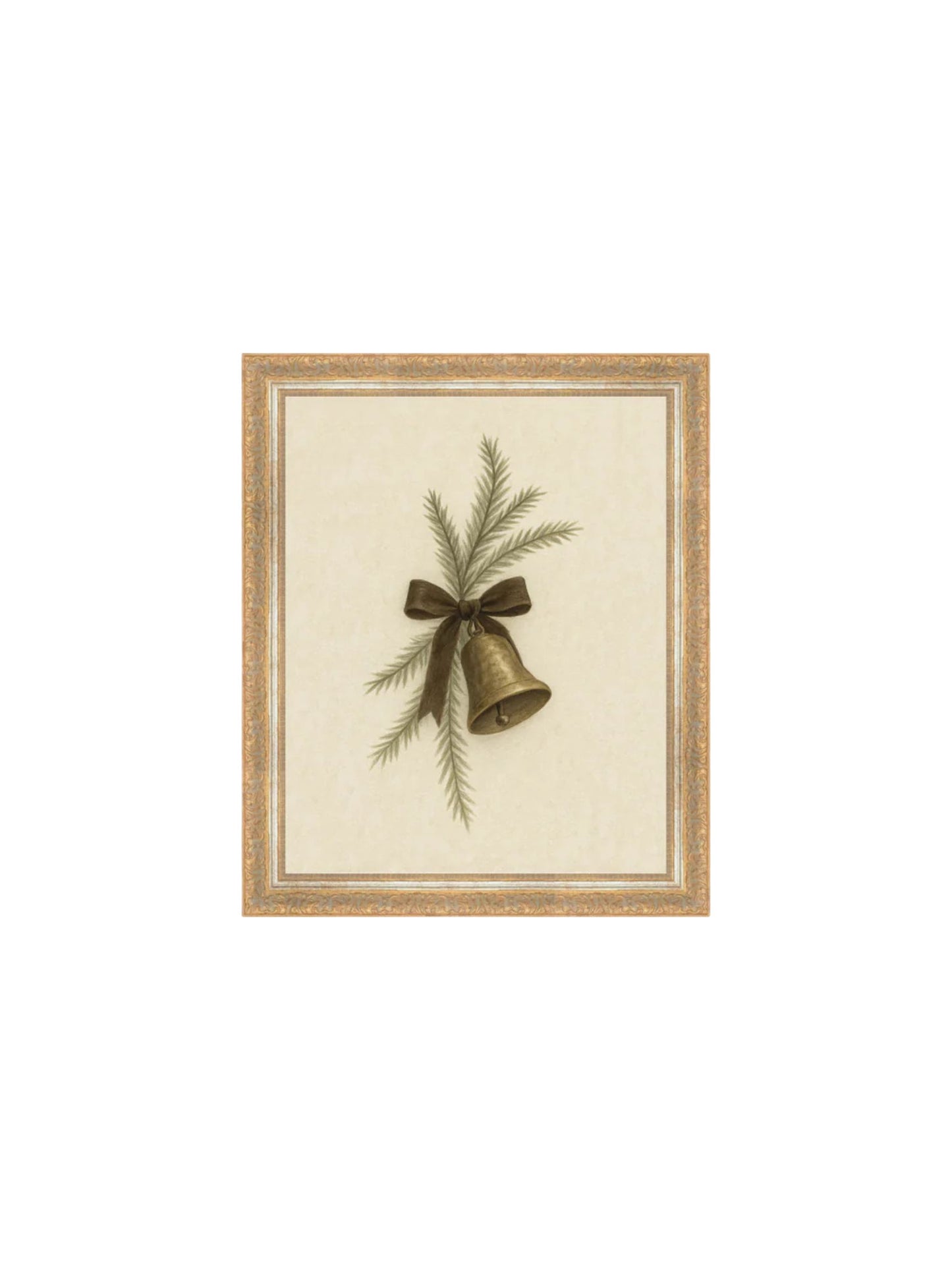 Bell With Pine Framed Picture