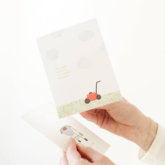 Dad Mower Card
