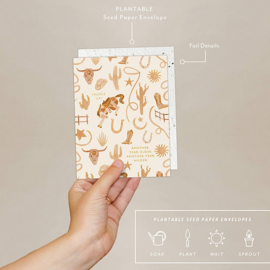 Saddle Up - Birthday Card