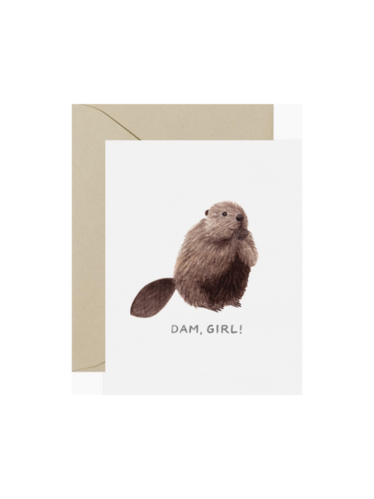 Dam Girl Card