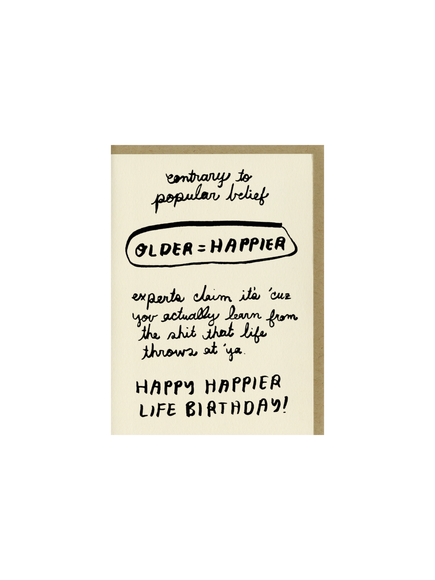 Happy Life Birthday Card