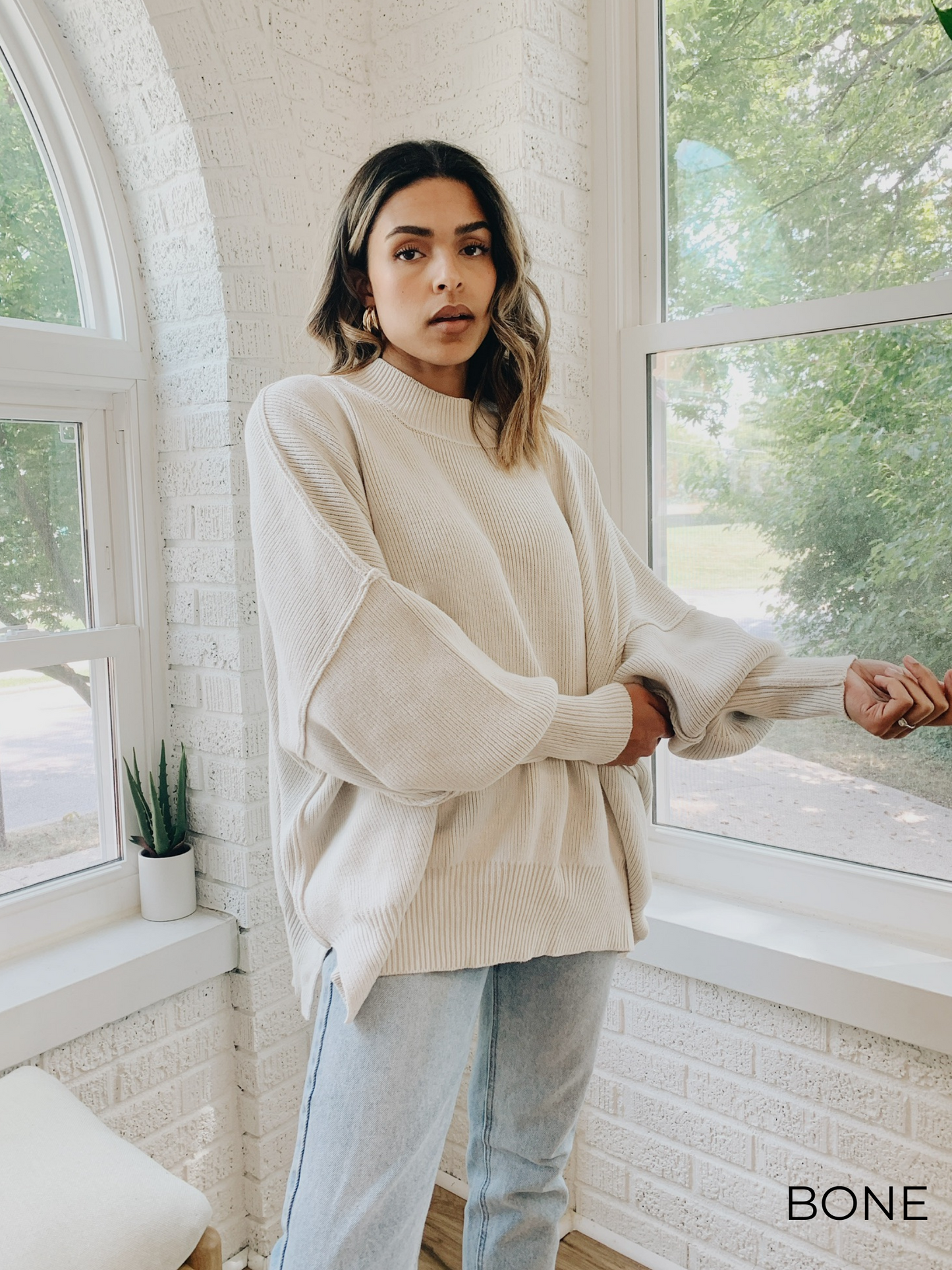 Maria Sweater - Bone