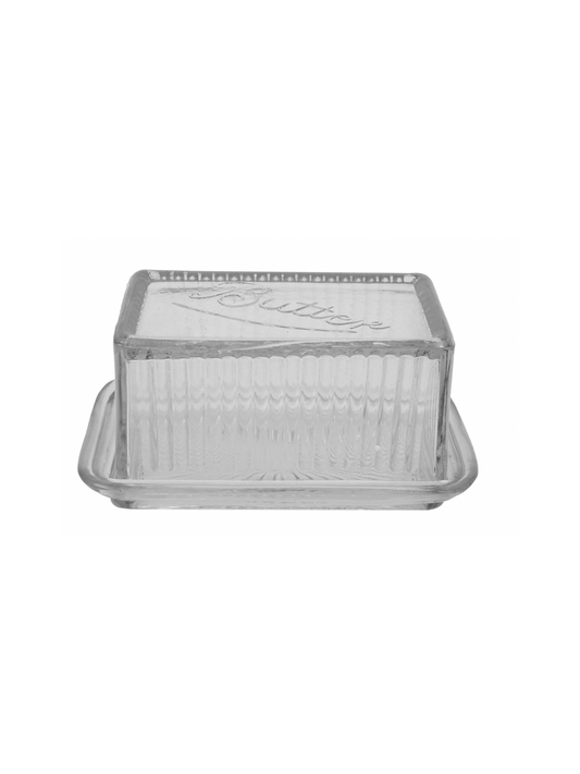 Pressed Glass Butter Dish (PICK UP ONLY)