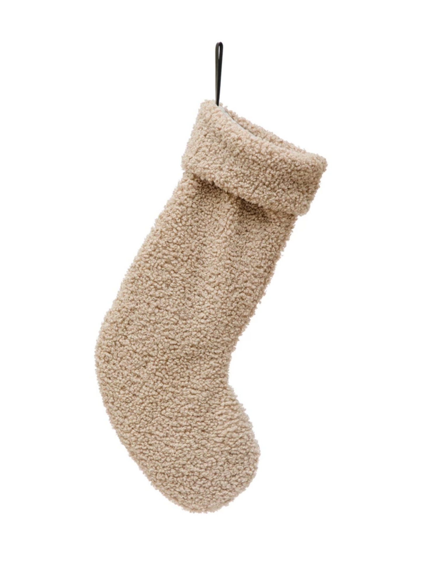 Boucle Fabric Stocking