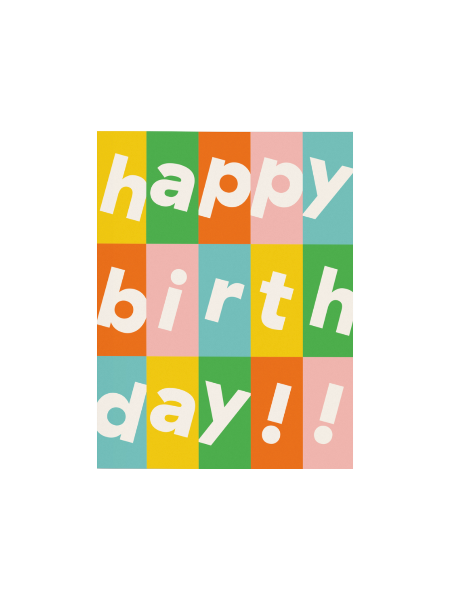 Birthday Grid Greeting Card