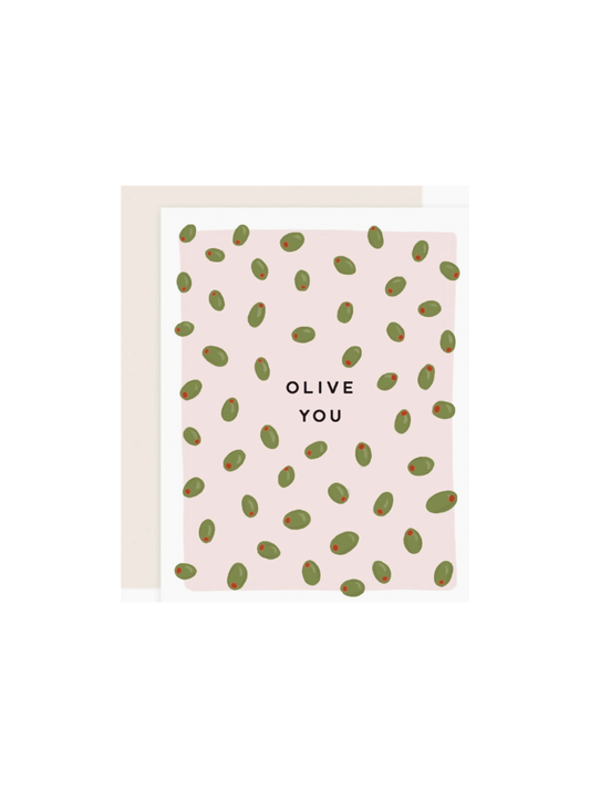 Olive You Card